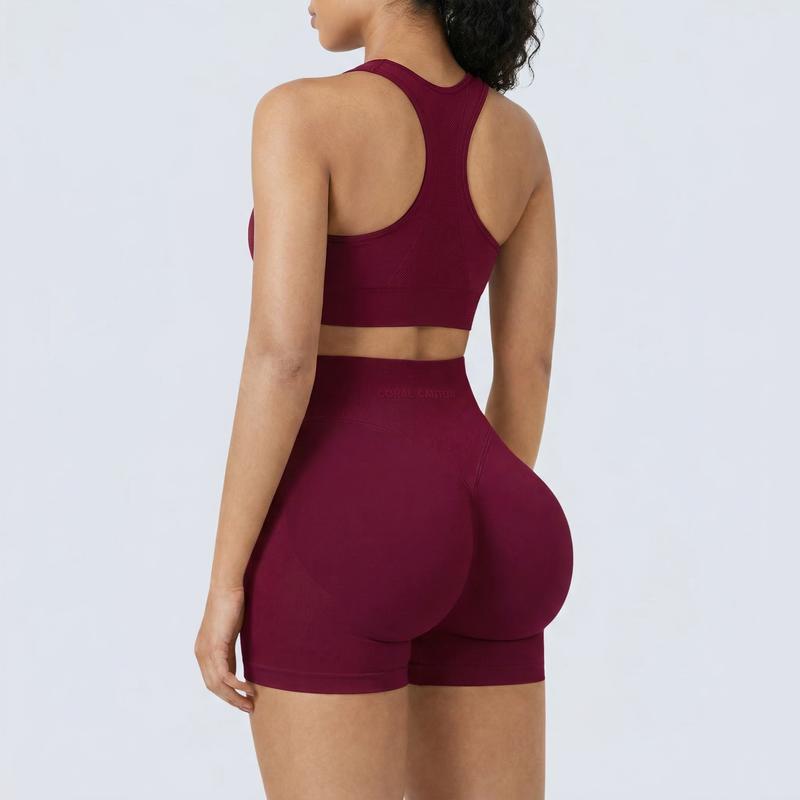 SIVRA Impacts Shorts 4.5" Women Fitness Sports Biker Shorts Low Waist Gym Short Workout Scrunch Butt Yoga Seamless Leggings